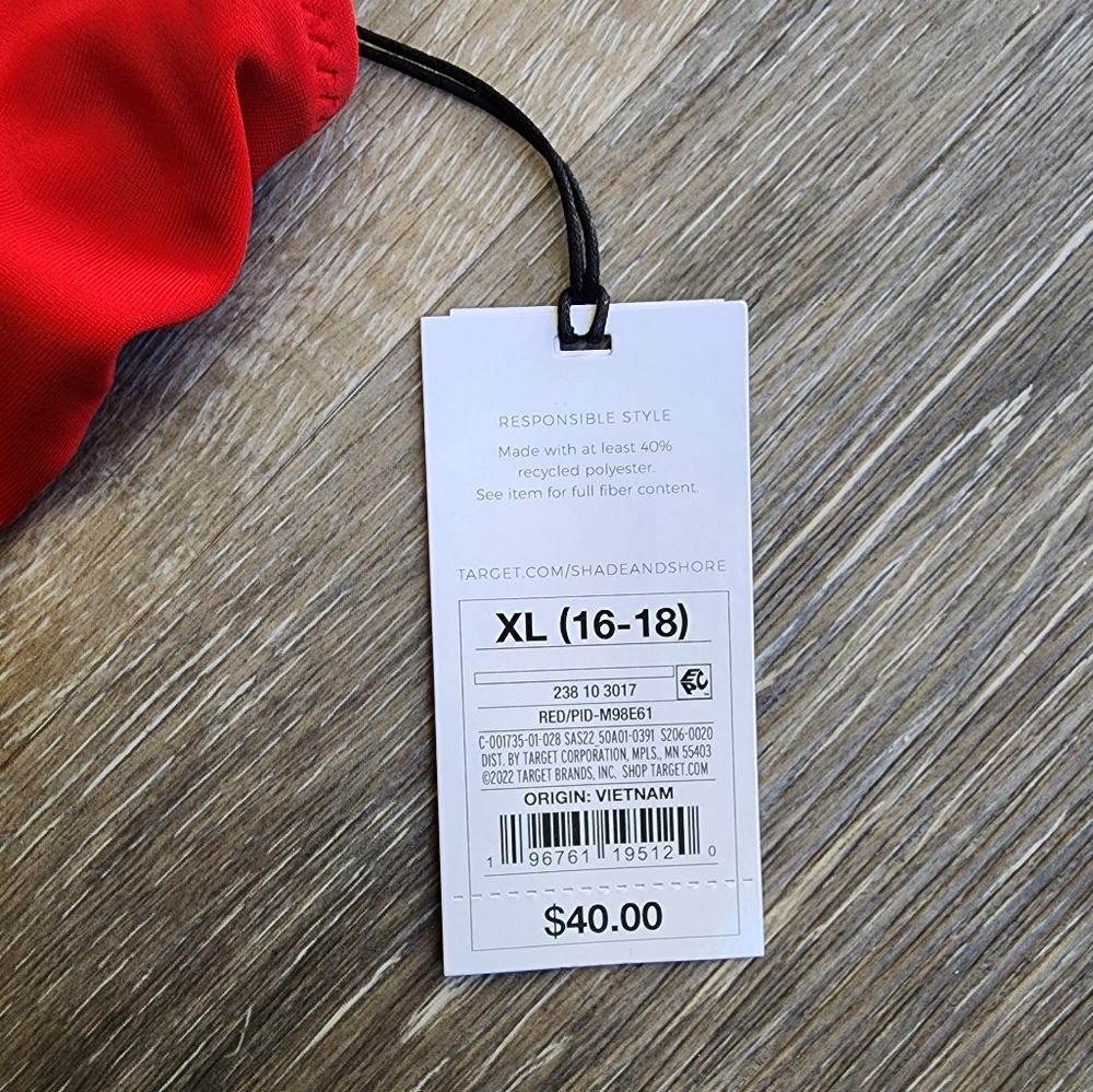 NWT SHADE AND SHORE ONE PIECE SWIMSUIT - Picture 13 of 16